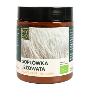 Soplówka jeżowata Hericium BIO MYQO 30% w proszku - 100 g