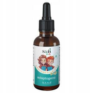 Nano Kids Adaptogeny dla dzieci SATI Labs - Wspomaga w czasie stresu i zmęczenia - 50 ml