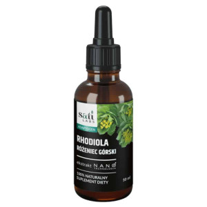 Nano Rhodiola Różeniec górski SATI Labs - Wspiera poprawę koncentracji oraz pamięci - 50 ml