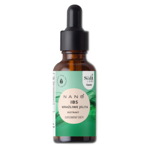 Nano IBS Wrażliwe Jelita SATI Labs - Wspiera jelita oraz układ nerwowy - 50 ml
