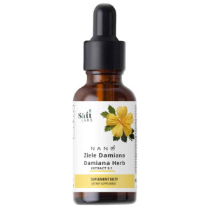 Nano Ziele Damiana SATI Labs - Wspiera gospodarkę hormonalną, zwiększa libido - 50 ml