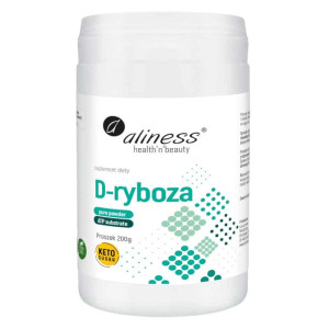 D-ryboza Aliness - Wspiera organizm oraz dodaje energii - 200 g proszek