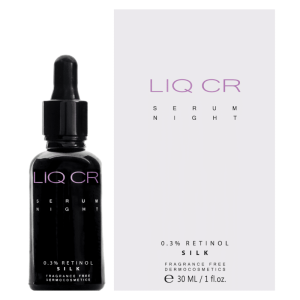 LIQ CR Serum Night 0.3% Retinol SILK 30 ml Liqpharm - Serum korygujące niedoskonałości - 30 ml
