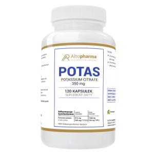 Potas cytrynian potasu Alto Pharma - Wsparcie dla organizmu - 120 kapsułek