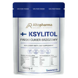 Ksylitol 100% Alto Pharma - Fiński cukier brzozowy - 1 kg