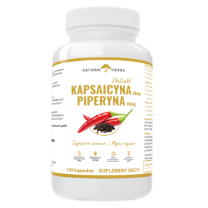 Kapsaicyna + piperyna Alto Pharma - Wspomaga redukcję masy ciała - 120 kapsułek