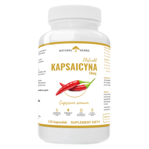 Kaspaicyna ekstrkt 10mg Alto Pharma - Forte plus prebiotyk - 120 kapsułek