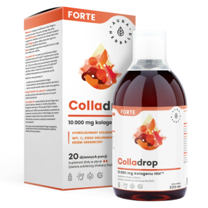 Colladrop Forte kolagen morski 10000 mg Aura Herbals - 500 ml płyn