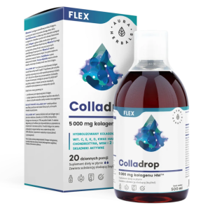 Colladrop Flex Kolagen morski 5000 mg Aura Herbals - 500 ml płyn