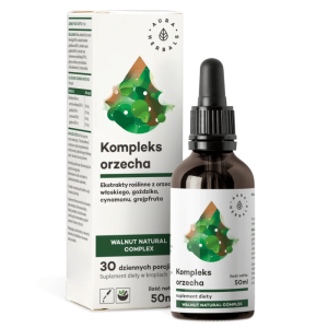 Kompleks orzecha Aura Herbals - Naturalne Wsparcie Twojego Zdrowia - 50 ml krople