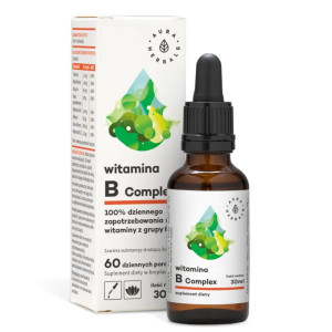Witamina B Complex Aura Herbals - Moc Witamin z grupy B - 30 ml krople