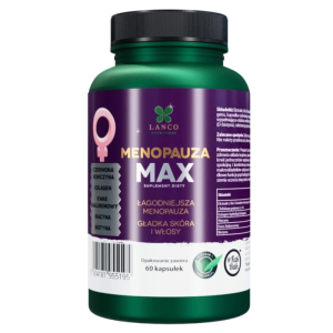 MENOPAUZA MAX Lanco - Łagodzi objawy menopauzy - 60 kapsułek