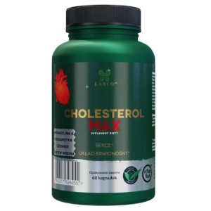 CHOLESTEROL MAX Lanco - Do walki z wysokim cholesterolem - 60 kapsułek