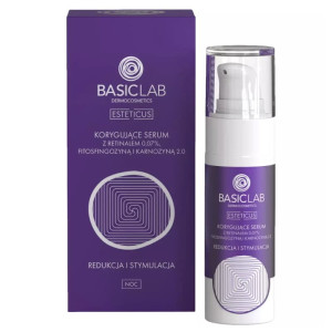 Korygujące serum BASICLAB - Kompleksowa Regeneracja i Ochrona Skóry - 30 ml