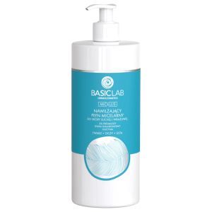 Nawilżający płyn micelarny BASICLAB - Do skóry suchej i wrażliwej - 500 ml