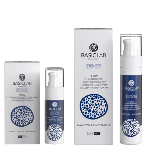 Serum z trehalozą 15% i 10% peptydem BASICLAB - Nawilżenie i Wypełnienie - 30ml, 50ml