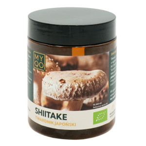 Twardnik japoński - Shiitake MYQO - Dla wsparcia organizmu - 100 g