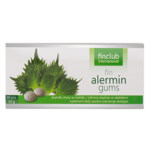 Alermin Finclub - Gumy do żucia z Perillą - 10 gum