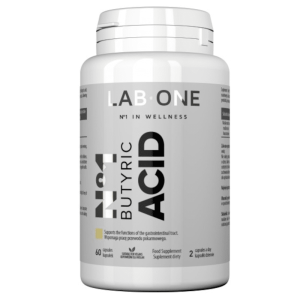 N°1 Butyric ACID LAB ONE - Wsparcie układu trawiennego - 60 kapsułek