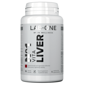 N°1 Vita Liver LAB ONE - Wsparcie funkcji wątroby - 90 kapsułek