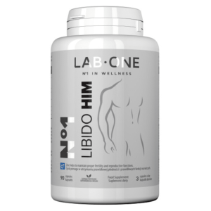 N°1 Libido HIM LAB ONE - Wsparcie dla mężczyzn - 90 kapsułek