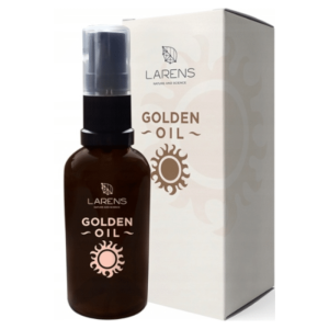 Golden Oil LARENS WellU - Złocisty olejek do skóry twarzy i ciała - 50 ml 
