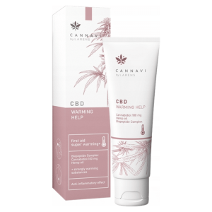 CBD Warming help LARENS WellU -  Silnie rozgrzewający żel do ciała z CBD - 50 ml