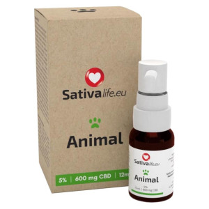 Animal CBD 5% Sativa Life - Wsparcie zdrowia Twojego zwierzaka