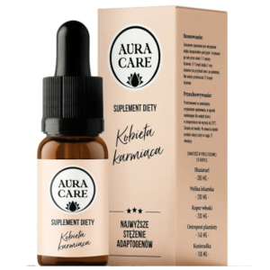 Kobieta karmiąca Aura care - Wsparcie dla mam karmiących piersią - 15 ml
