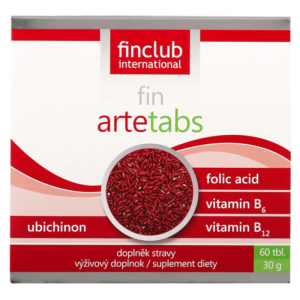 Artetabs Finclub - Monakoliny K z czerwonego ryżu - 60 tabletek