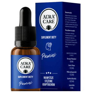 Pamięć Aura Care - Zwiększenie koncentracji i jasności umysłu - 15 ml (około 400 kropli)