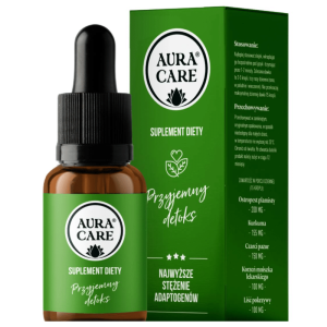 Przyjemny detoks Aura Care - Naturalne oczyszczenie organizmu - 15 ml (około 400 kropli)