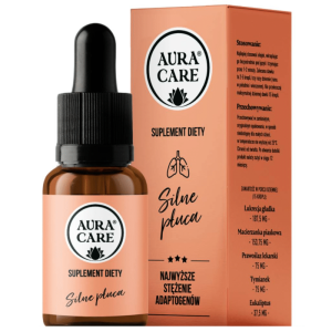 Silne Płuca Aura Care - Łap oddech pełną piersią -15 ml (około 400 kropli)