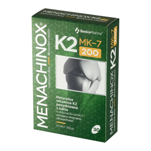 Menachinox K2 200 Xenico Pharma - Witamina K2 (MK-7) - 30 kapsułek