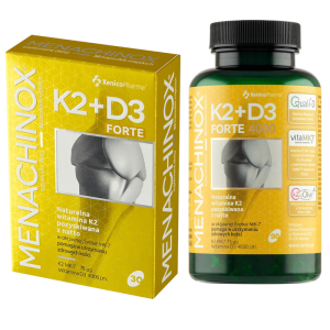 Menachinox K2+D3 FORTE Xenico Pharma - Mocne kości
