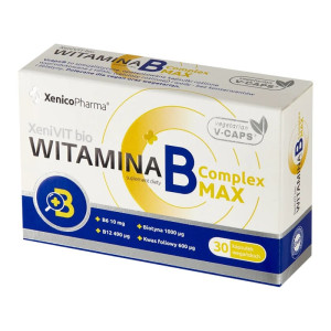 Witamina B Complex MAX Xenico Pharma - 30 kapsułek