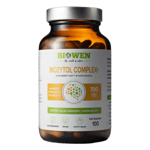Inozytol Complex+ Biowen - Wsparcie układu nerwowego - 100 kapsułek