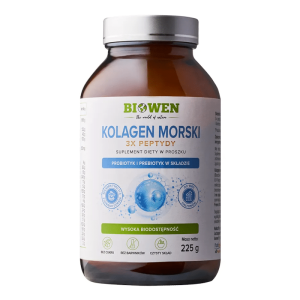 Kolagen morski Biowen - Typu I i III z dzikiego dorsza - 225 g proszek