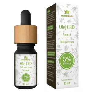 Olej CBD 5% HempKing - Natural - 10 ml