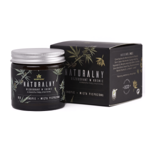 Naturalny dezodorant Męski HempKing - Dezodorant w kremie z CBD i miętą pieprzową - 65 g
