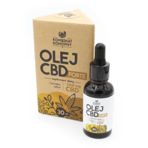 Olej CBD Forte z Kombinat Konopny -1000 mg naturalnego kannabidiolu - 30 ml