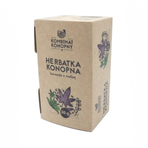 Herbatka konopna Kombinat konopny - Lawenda z melisą - 30 g - 20 piramidek