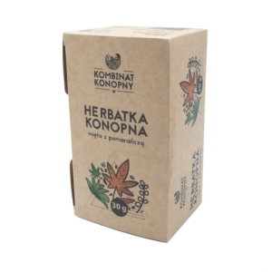 Herbatka konopna mięta z pomarańczą Kombinat Konopny - 30 g 20 piramidek