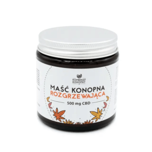 Maść konopna rozgrzewająca Kombinat Konopny - 500 mg CBD - 100 g