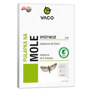 Pułapka na mole spożywcze Vaco - Ekologiczna pułapka - 2 sztuki