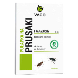 Pułapka na prusaki i karaluchy Vaco - Pułapka atraktantowa - 2 szt