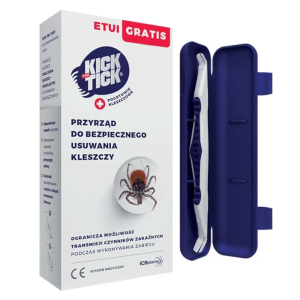 Kick the tick Pęseta - Przyrząd do bezpiecznego usuwania kleszczy