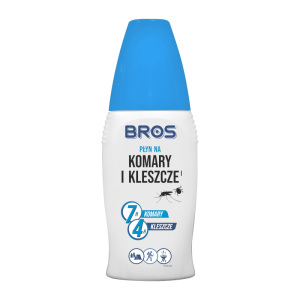 Bros Płyn na komary - Odstrasza  komary,  kleszcze  i  inne  owady  kłujące - 50 ml