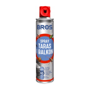 Bros Spray taras i balkon - Zwalcza owady latające, biegające i pajęczaki - 400 ml