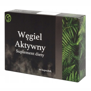 Węgiel Aktywny Pharma Dot - Naturalne wsparcie dla układu pokarmowego - 20 kapsułek